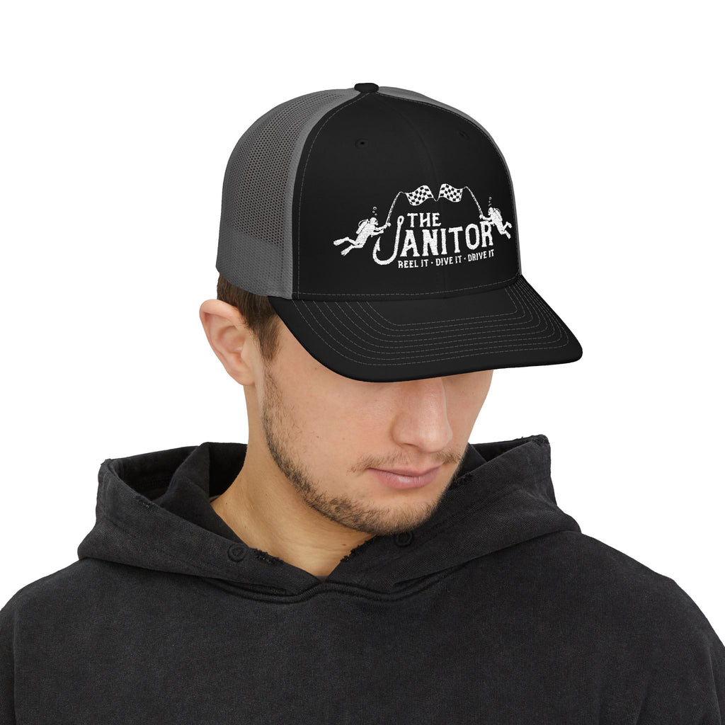 Janitor Vintage Logo Trucker Cap