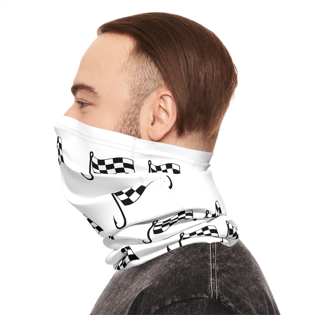 Checkered Flag Neck Gaiter – Racing Pattern Face Mask & Bandana