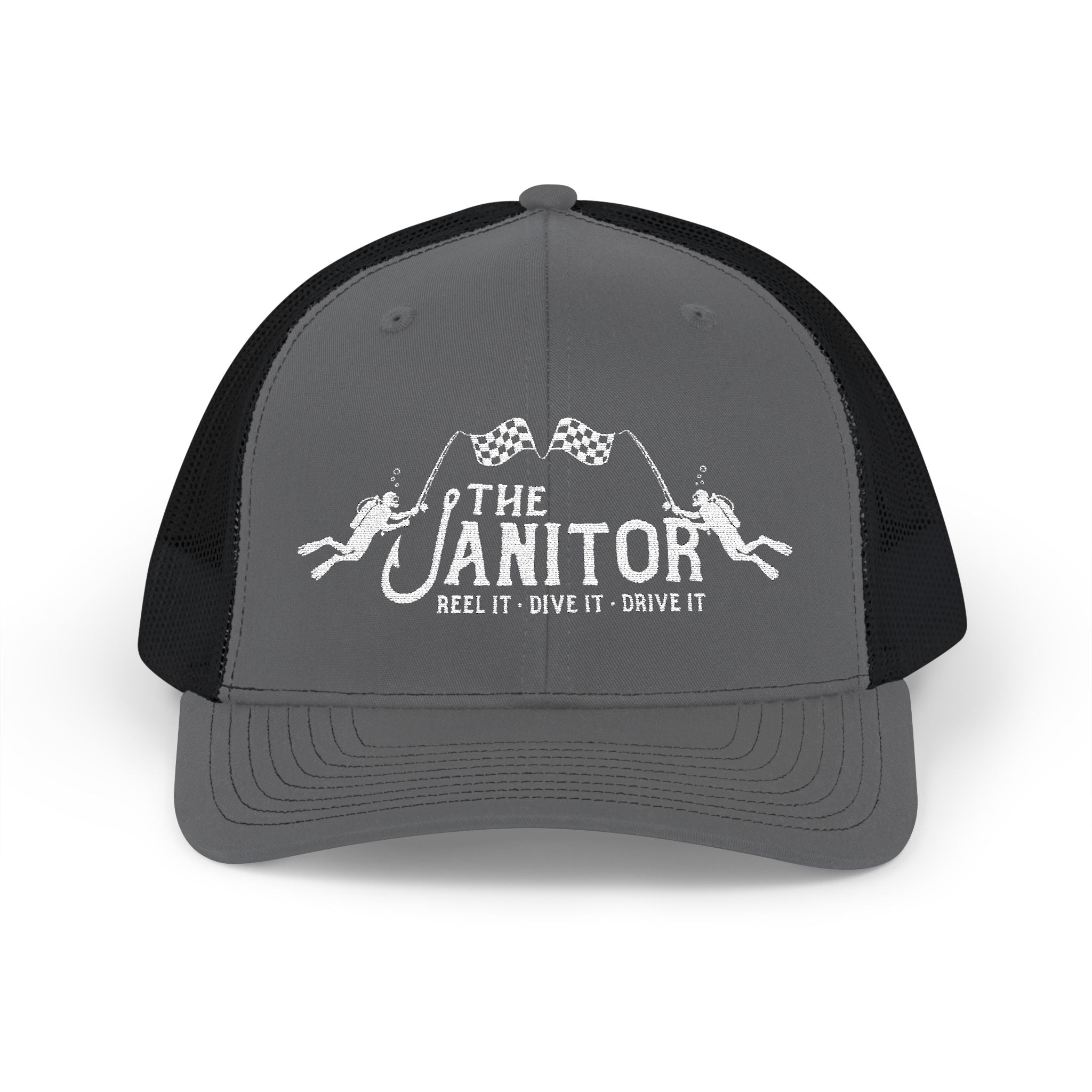 Janitor Vintage Logo Trucker Cap