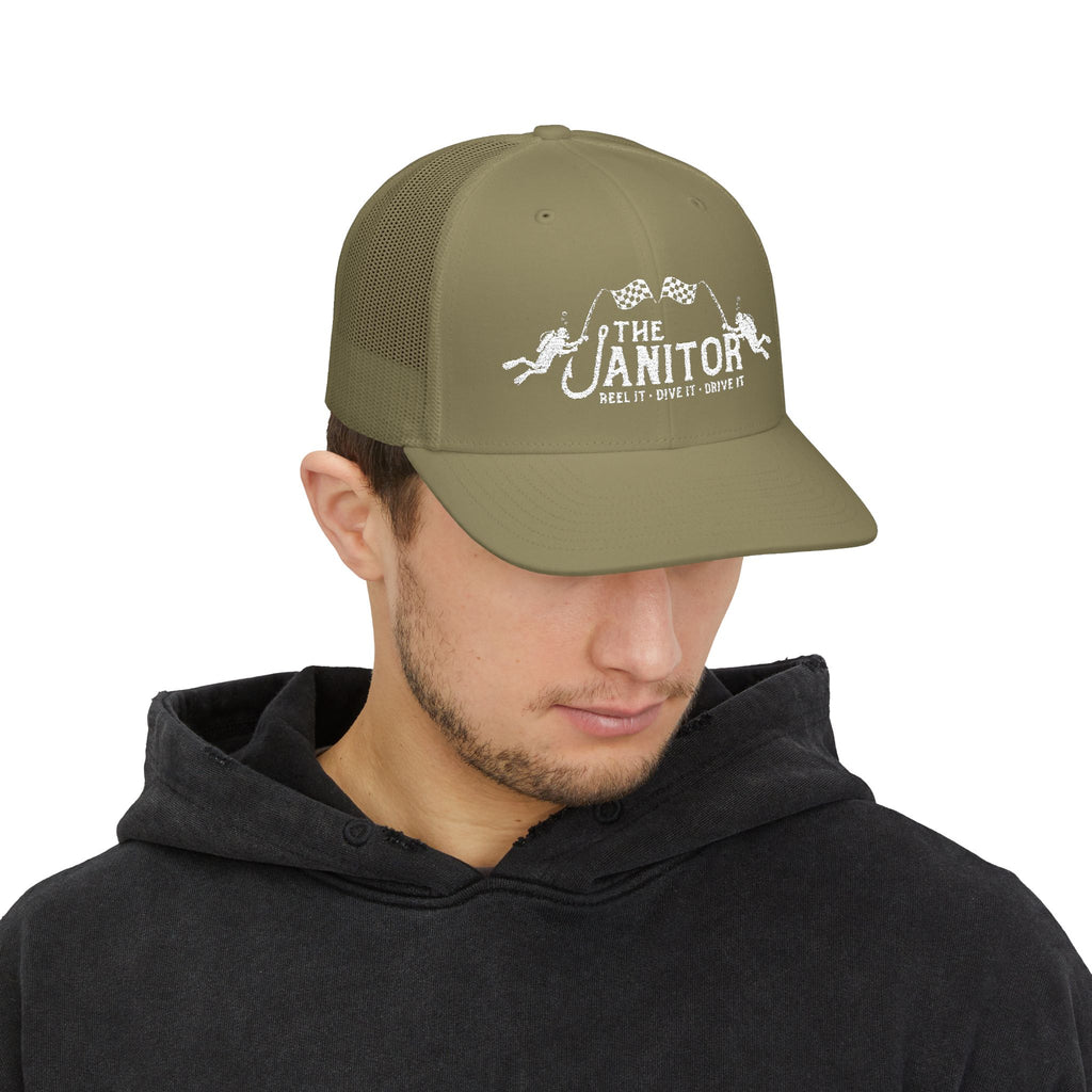Janitor Vintage Logo Trucker Cap