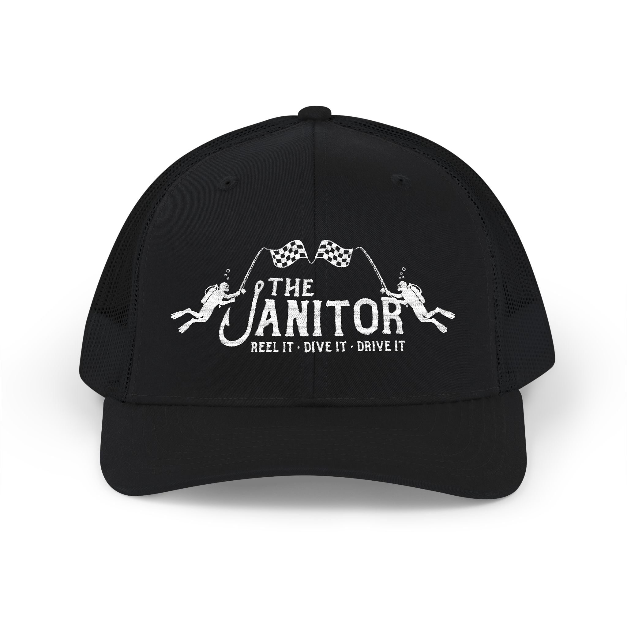 Janitor Vintage Logo Trucker Cap