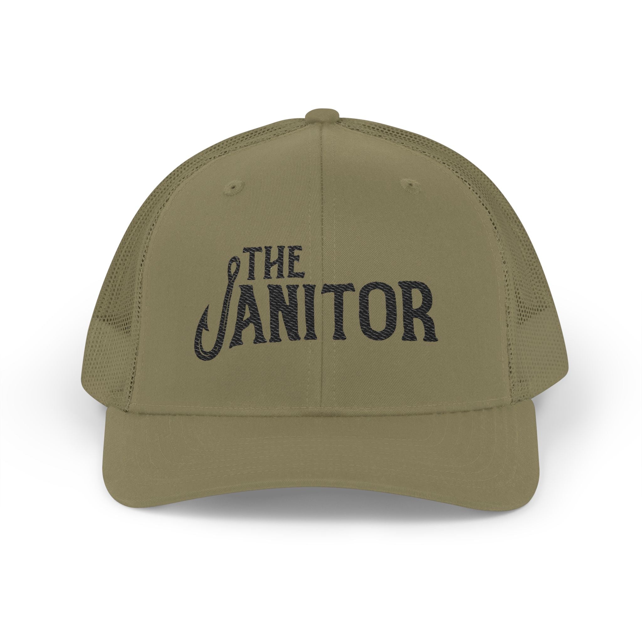 The Janitor Snapback Trucker Cap — Vintage Work Crew Hat