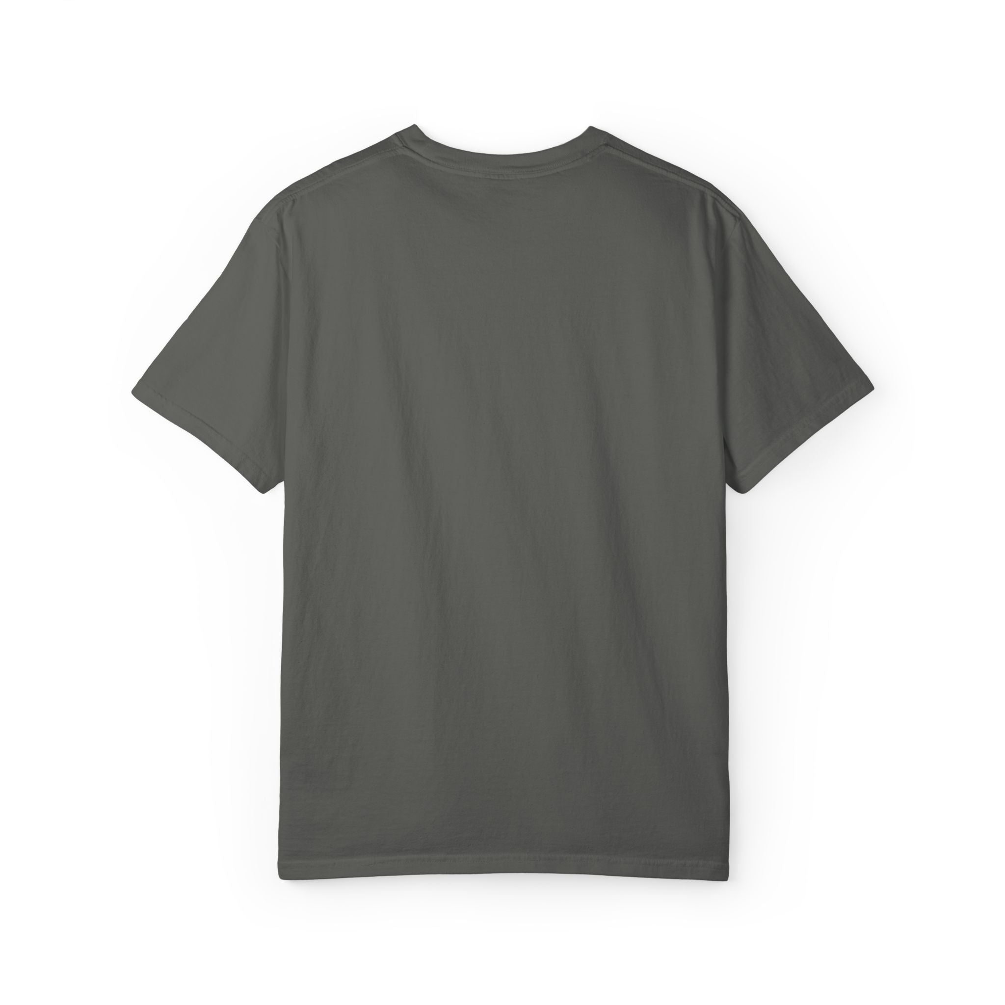 Racing Flag Minimalist T-Shirt — Small Chest Checkered Flag Graphic