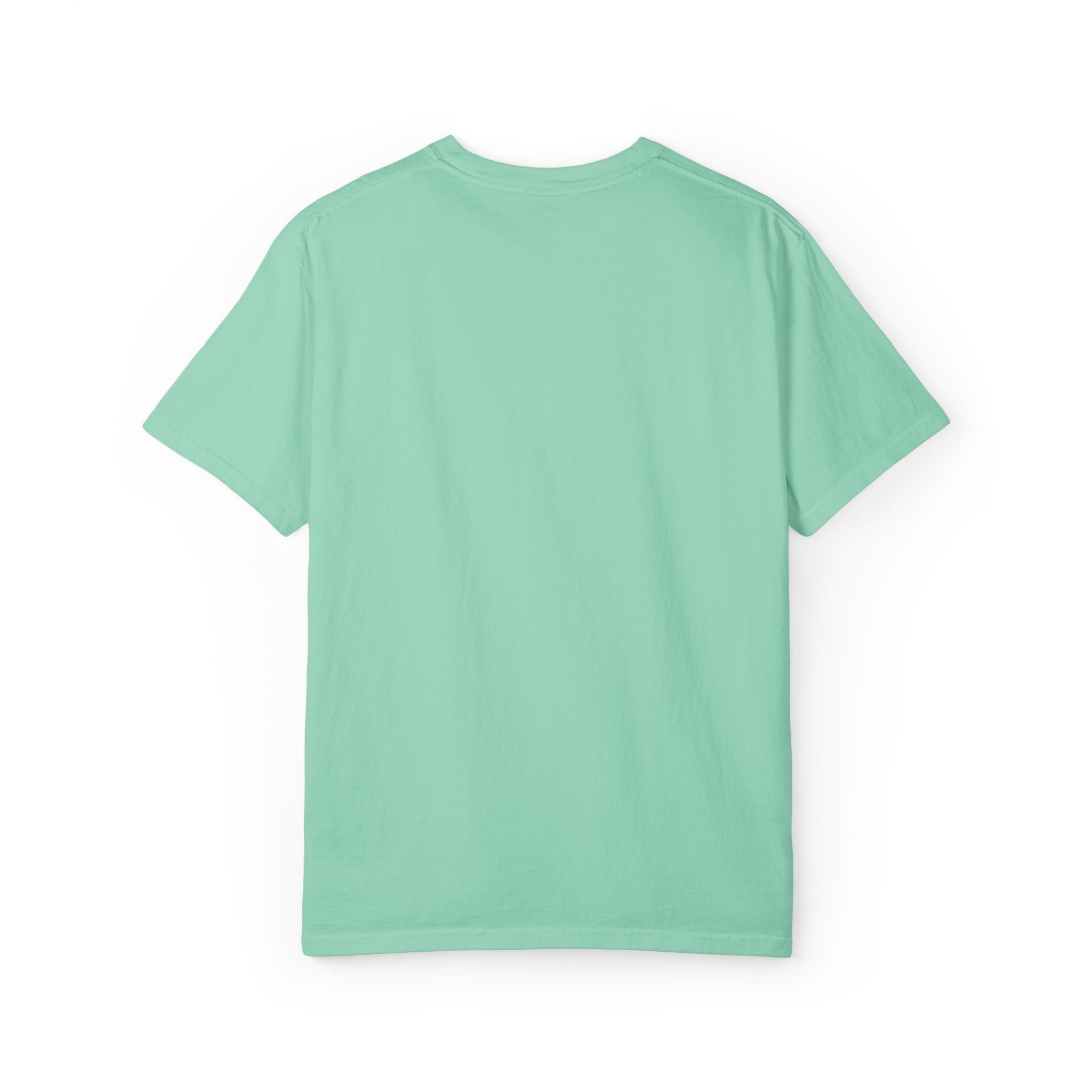 Racing Flag Minimalist T-Shirt — Small Chest Checkered Flag Graphic