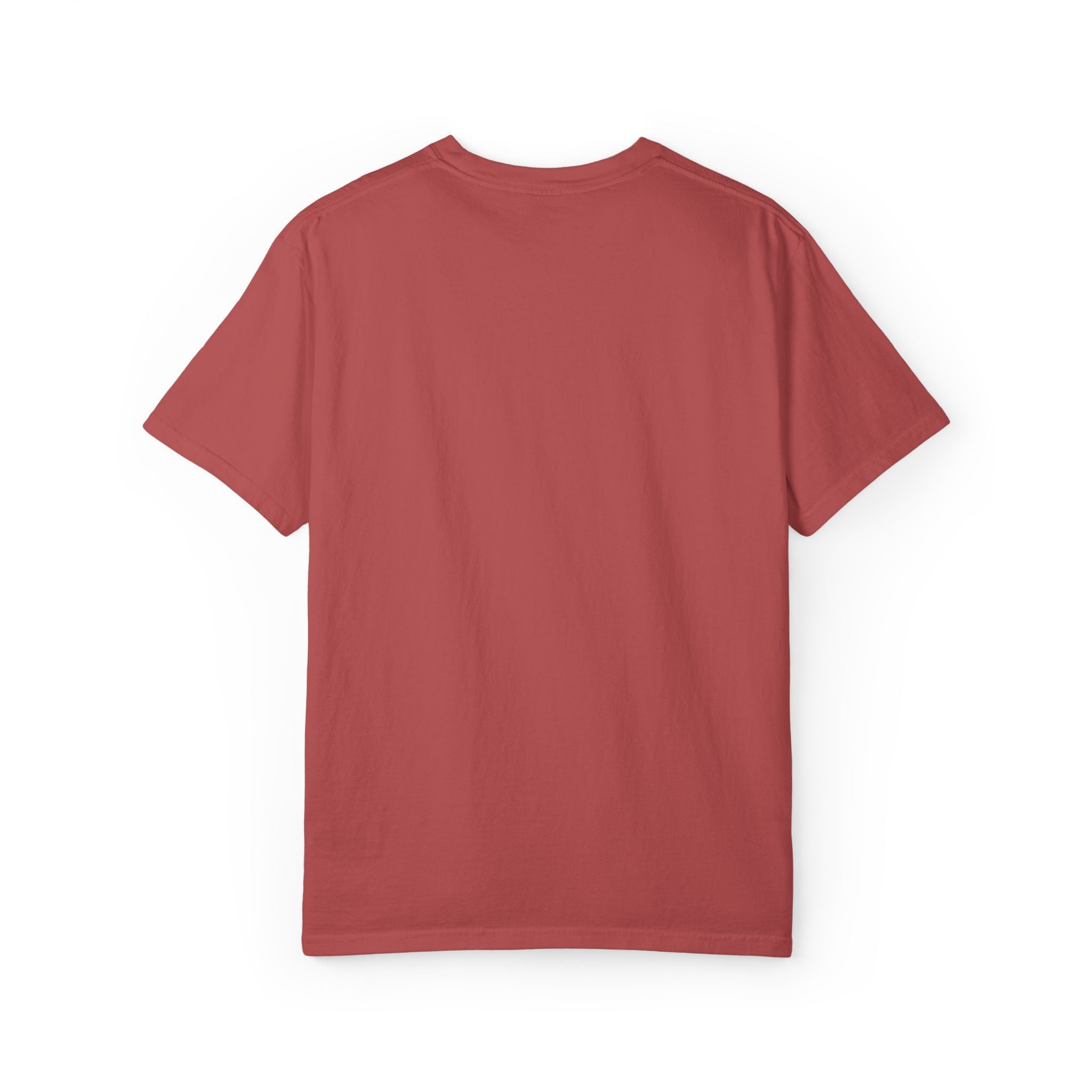 Racing Flag Minimalist T-Shirt — Small Chest Checkered Flag Graphic